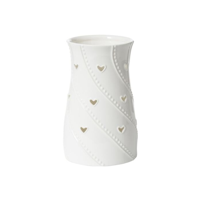 Yankee Candle White Hearts Jar Holder-1
